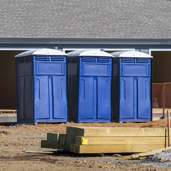 do you offer hand sanitizer dispensers inside the porta potties in Potter New York